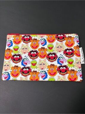 The Muppets Zipper Pouch by This Redhead Sews - White/Multicolor